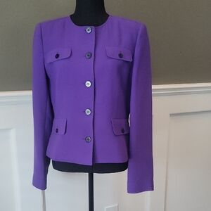 Calvin Klein Vibrant Purple Women's Blazer